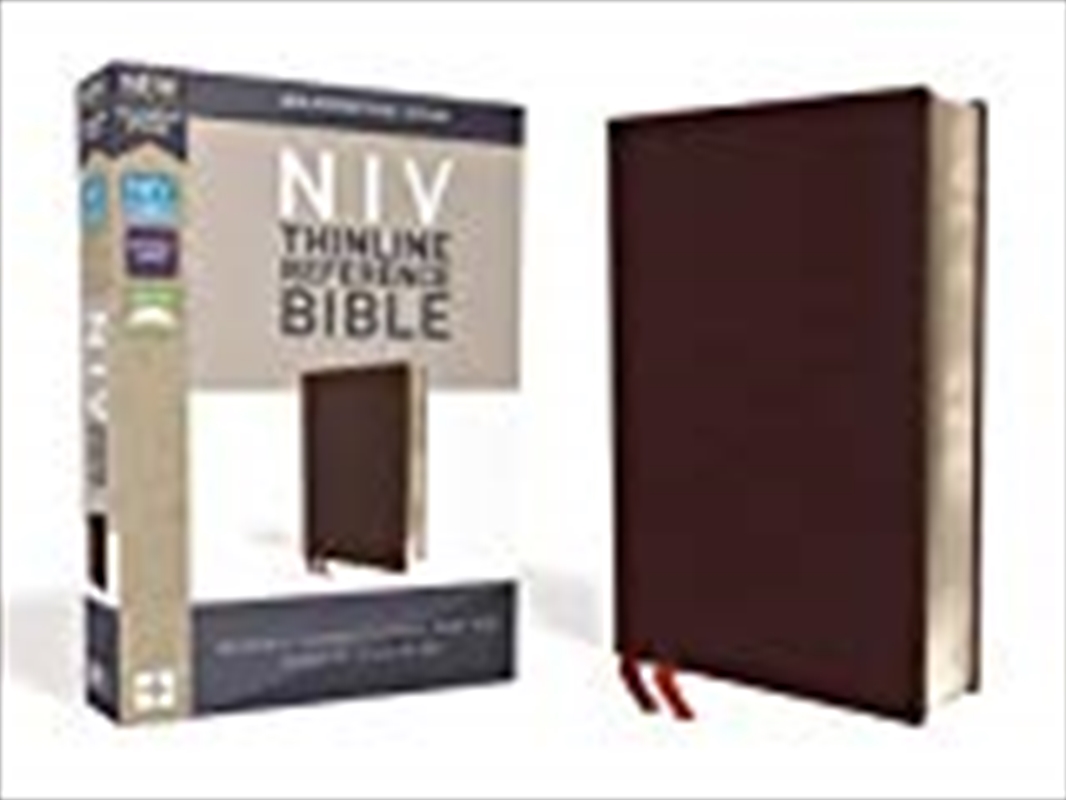Niv, Thinline Reference Bible, Bonded Leather, Burgundy, Red Letter Edition, Comfort Print/Product Detail/Religion & Beliefs
