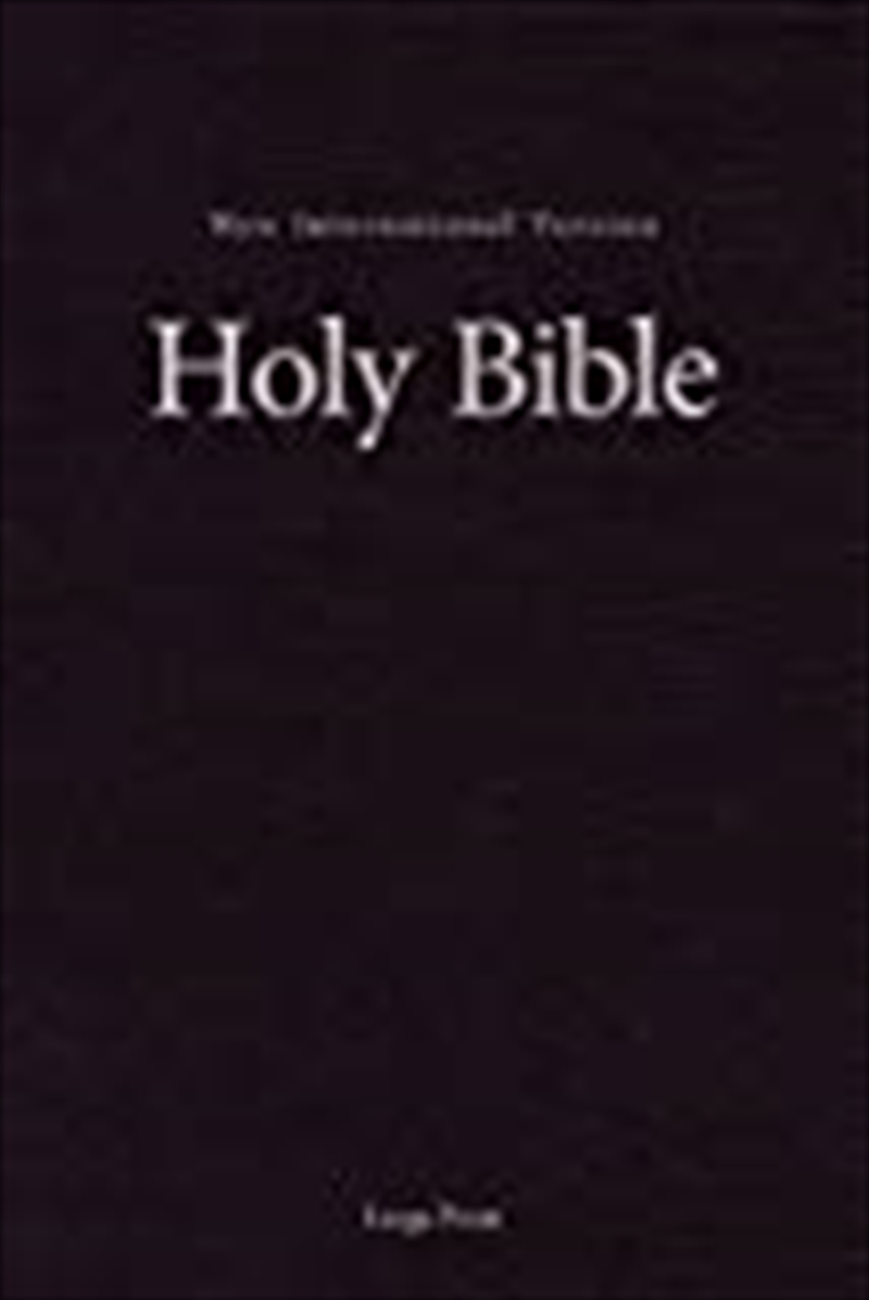 Niv, Single-column Pew And Worship Bible, Large Print, Hardcover, Black/Product Detail/Religion & Beliefs