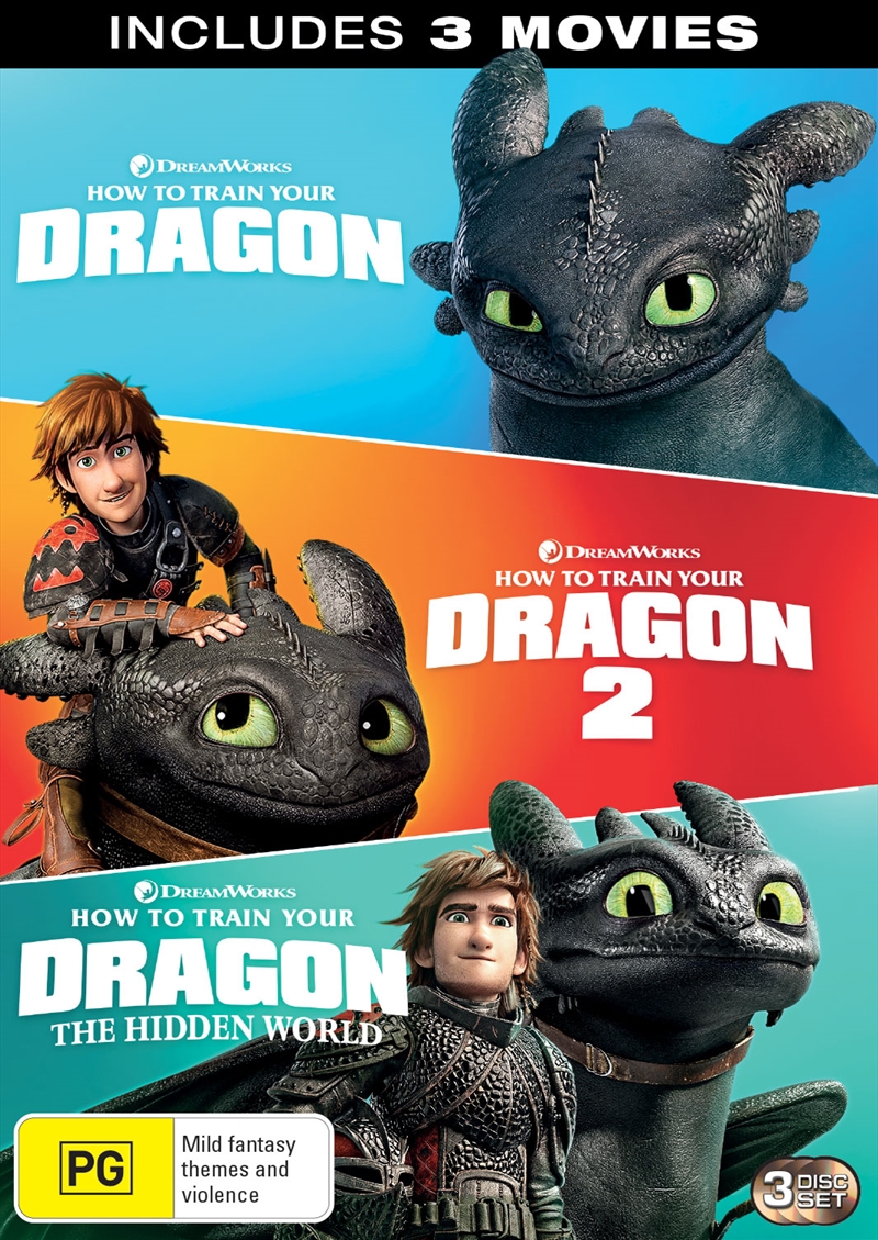 How To Train Your Dragon 1-3 | DVD