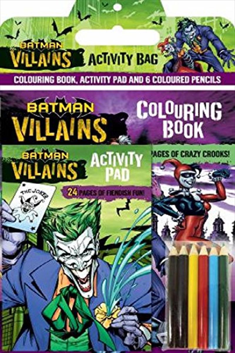Dc Comics: Batman Villains Activity Bag (paperback)/Product Detail/Arts & Crafts Supplies