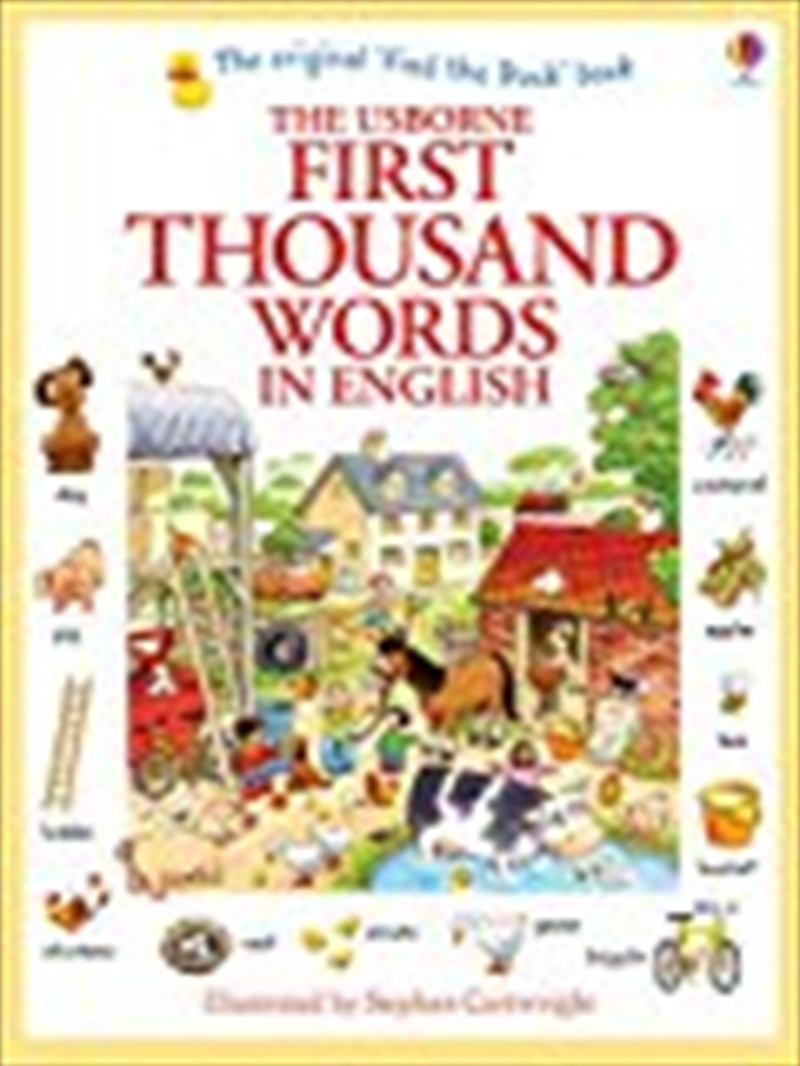 First Thousand Words In English (usborne First Thousand Words)/Product Detail/Language & Linguistics