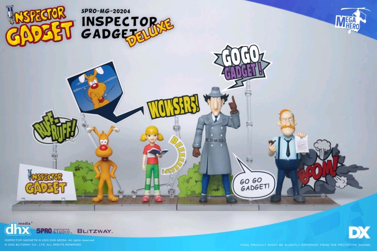 Inspector Gadget - Inspector Gadget Deluxe 1:12 Scale Action Figure Set/Product Detail/Figurines