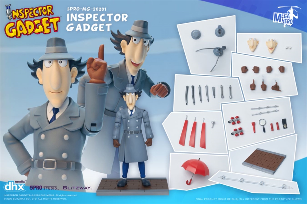 Inspector Gadget - Inspector Gadget 1:12 Scale Action Figure/Product Detail/Figurines