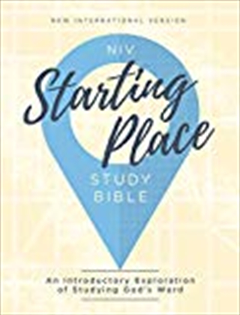 Niv, Starting Place Study Bible, Hardcover, Comfort Print: An Introductory Exploration Of Studying G/Product Detail/Religion & Beliefs
