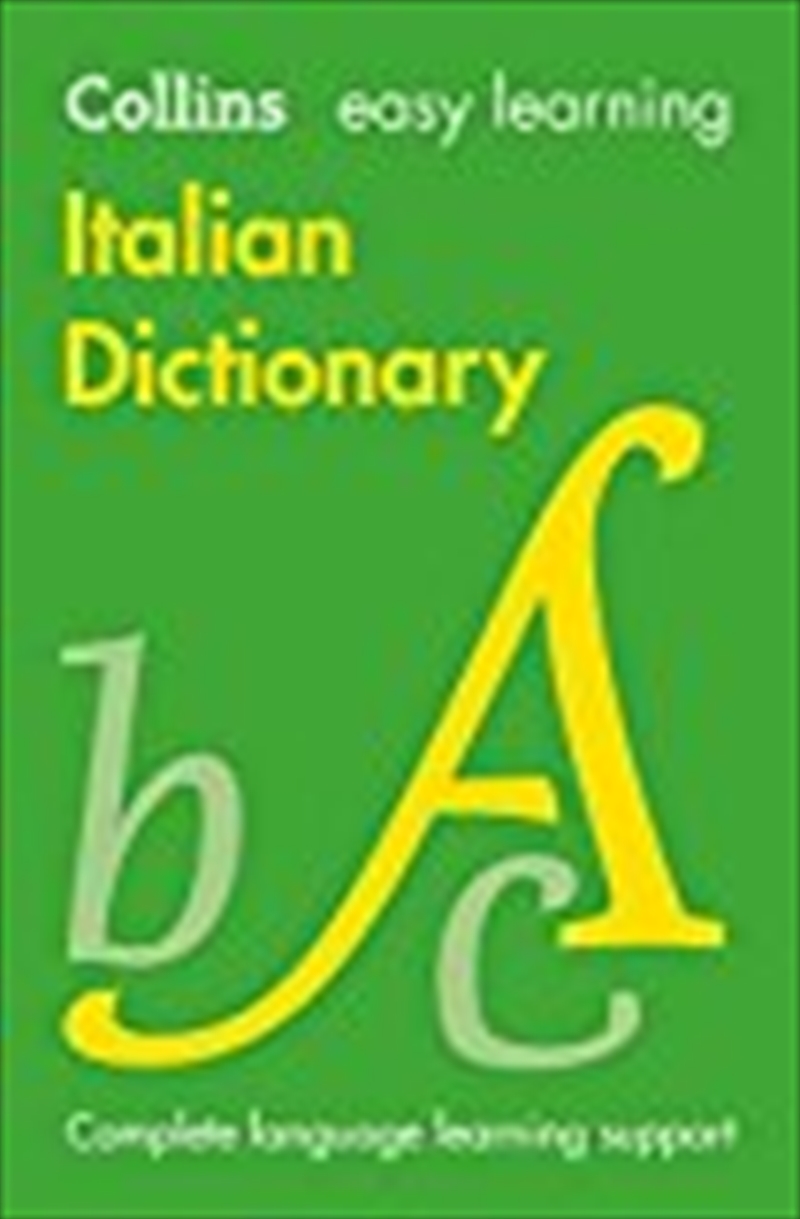 Easy Learning Italian Dictionary (collins Easy Learning Italian) (italian And English Edition)/Product Detail/Reference & Encylopaedias