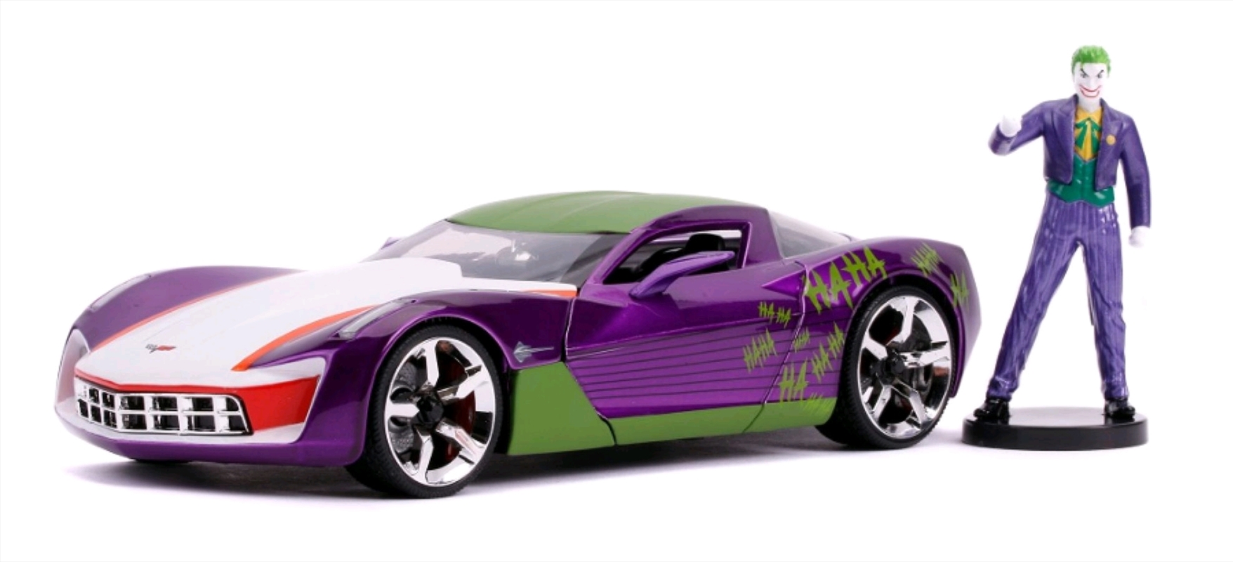 Batman - Joker 2009 Corvette 1:24 Scale Hollywood Ride/Product Detail/Figurines