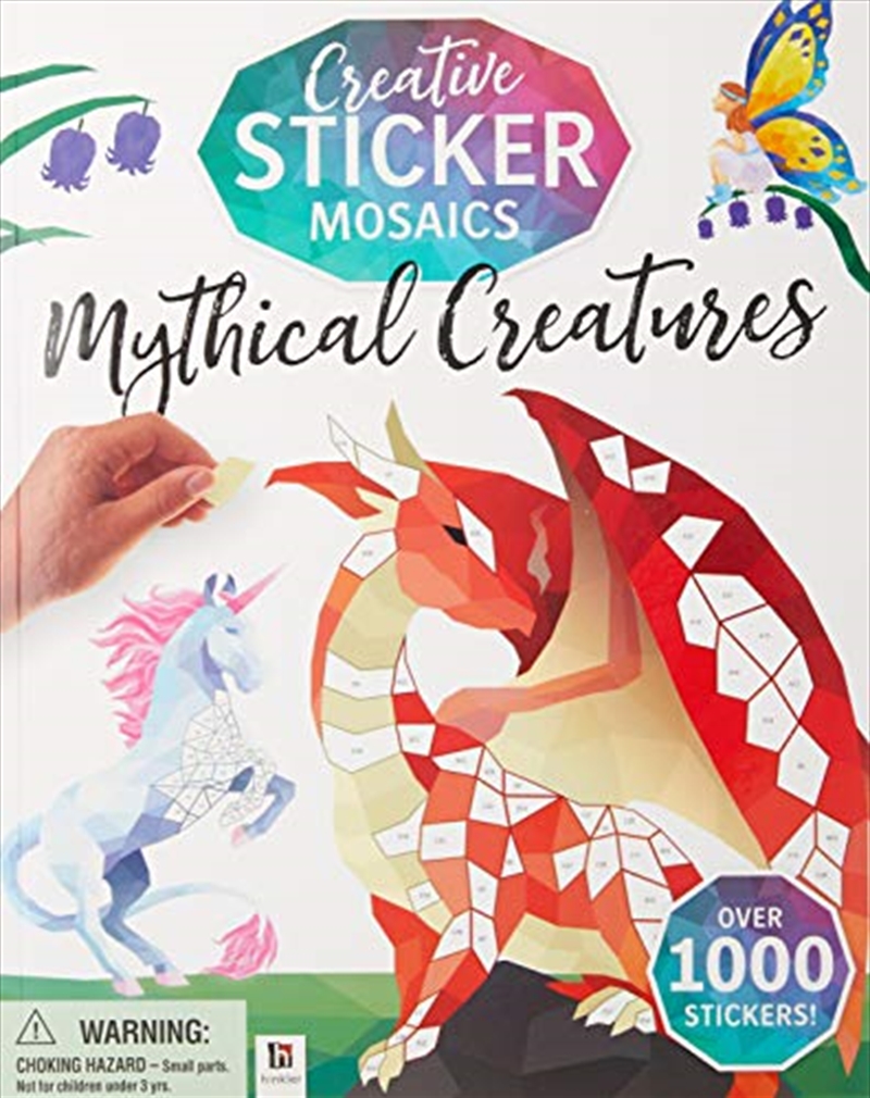 Creative Sticker Mosaics: Mythical Creatures (sticker Mosaics) | Paperback Book