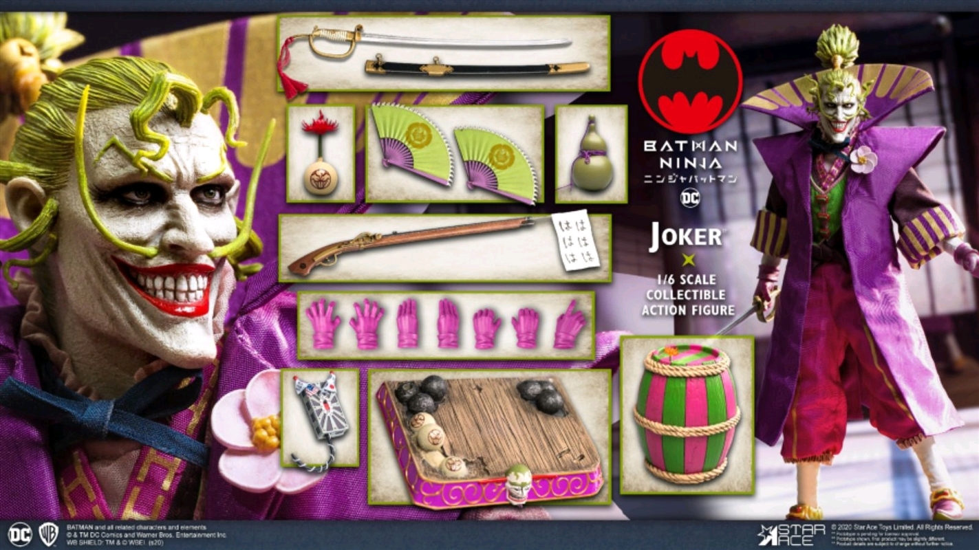 Batman - Joker Ninja Deluxe 12" Action Figure/Product Detail/Figurines