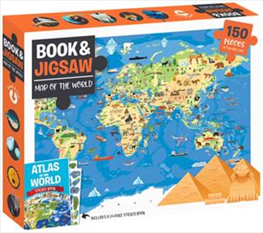 Atlas Of The World 150 Piece Jigsaw Puzzle/Product Detail/Education and Kids