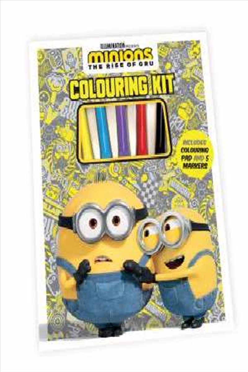 Minions The Rise Of Gru: Colouring Kit/Product Detail/Adults Colouring