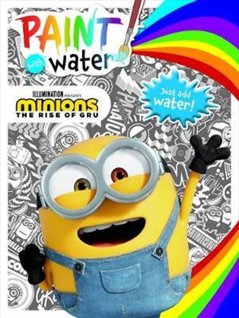 Minions The Rise Of Gru: Paint With Water/Product Detail/Kids Activity Books