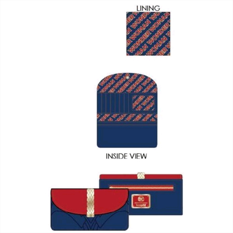 Loungefly - Wonder Woman - Logo Purse/Product Detail/Wallets