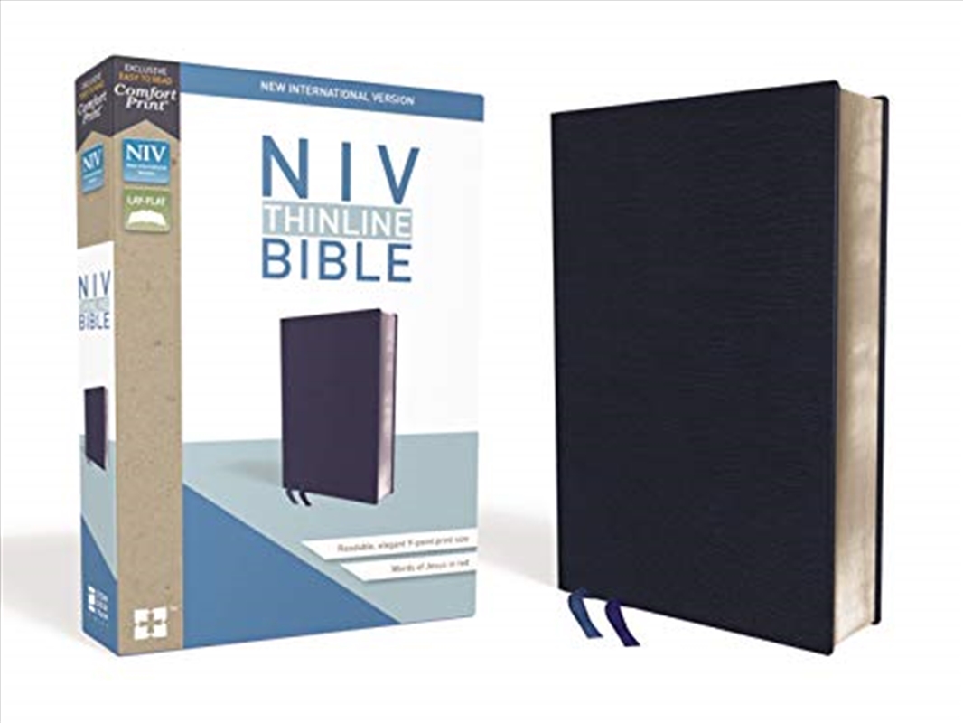 Niv, Thinline Bible, Bonded Leather, Navy, Red Letter Edition, Comfort Print/Product Detail/Religion & Beliefs