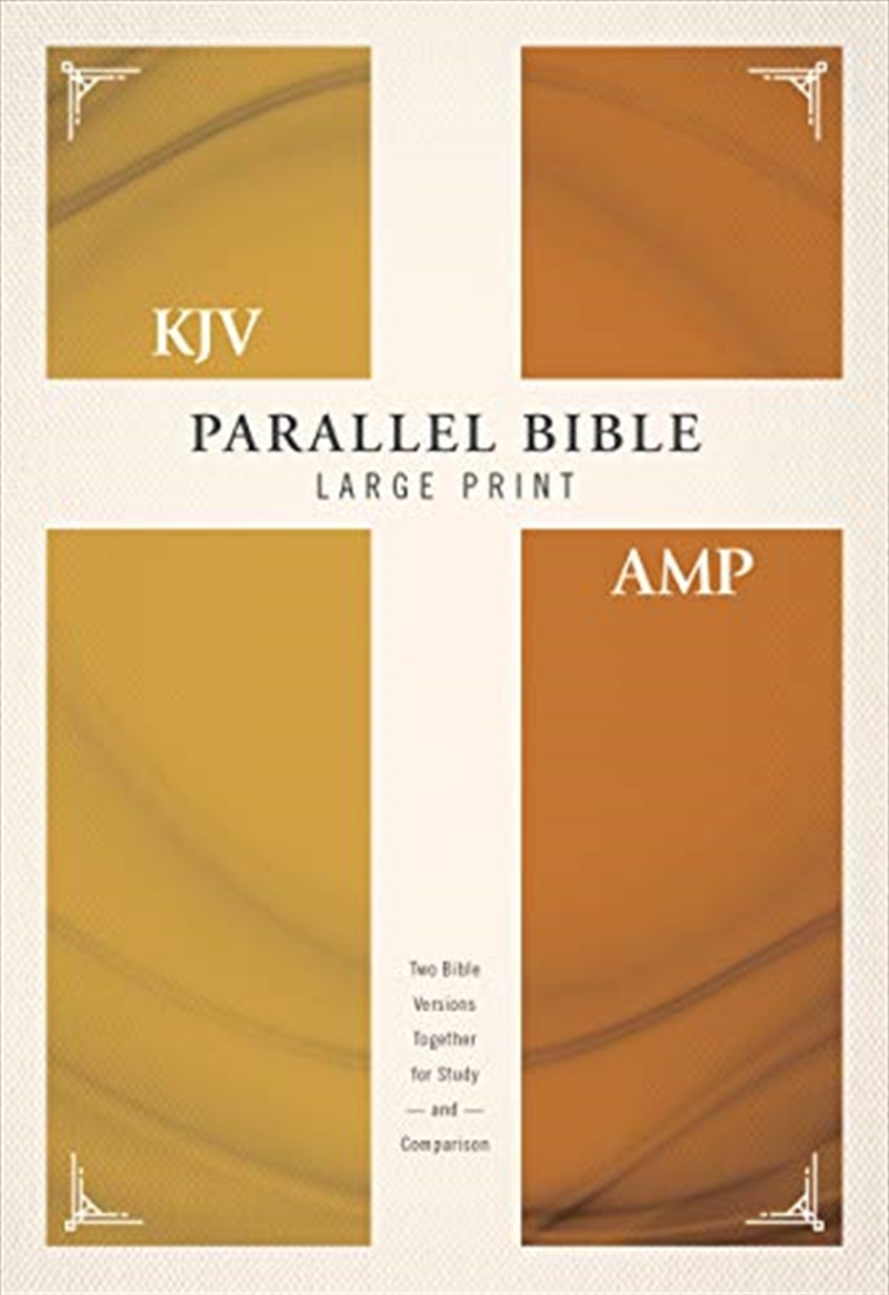 Kjv, Amplified, Parallel Bible, Large Print, Hardcover, Red Letter Edition: Two Bible Versions Toget/Product Detail/Reading