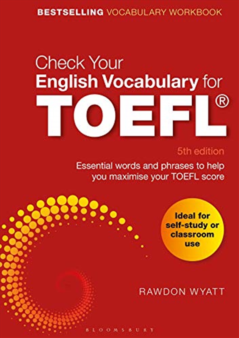 Check Your English Vocabulary For Toefl: Essential Words And Phrases To Help You Maximise Your Toefl/Product Detail/English