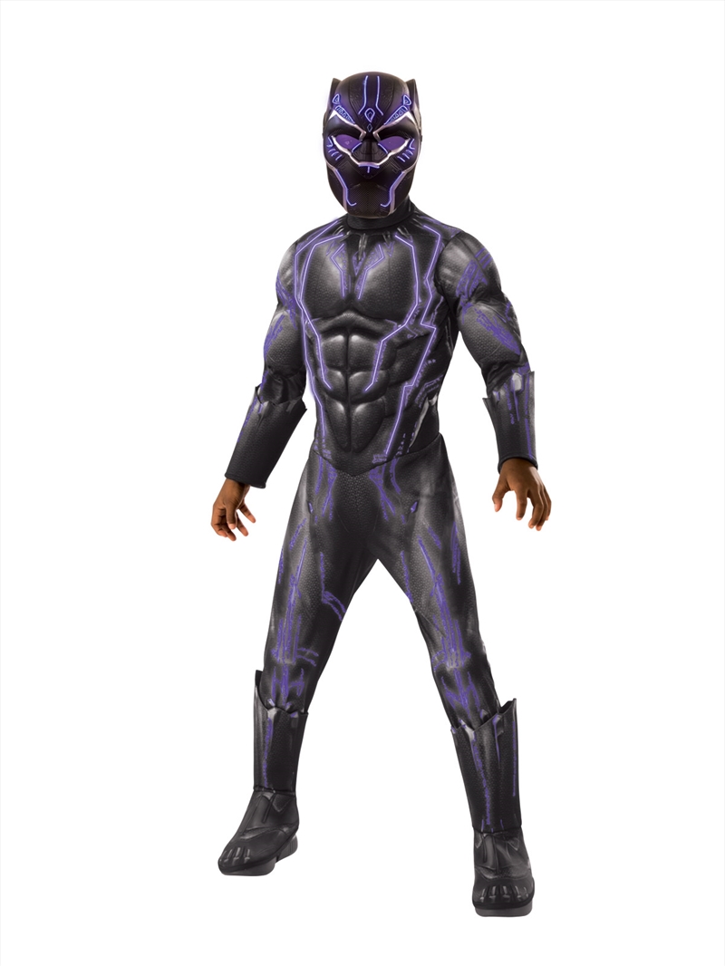 Black Panther Super Dlx: 8-10yr/Product Detail/Costumes