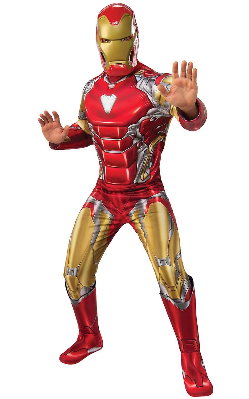 Adult Avengers: Endgame Deluxe Iron Man Costume - One Size | Apparel