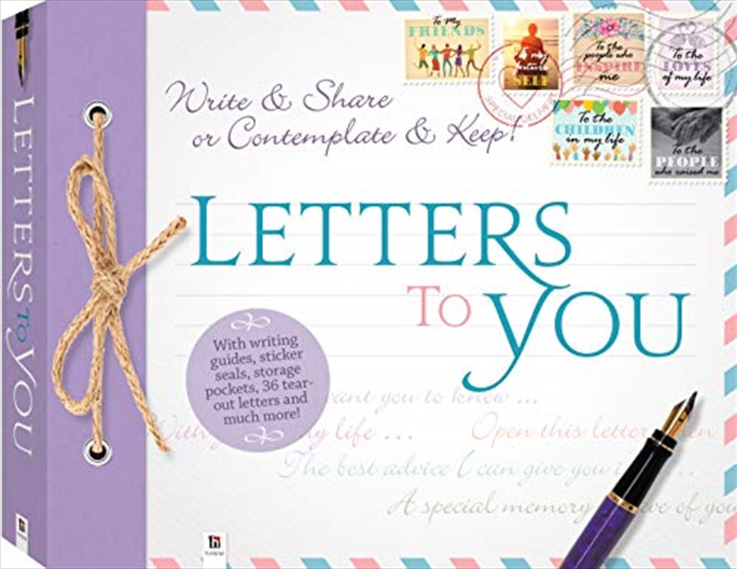 Hinkler Books Letters To You/Product Detail/Arts & Crafts Supplies