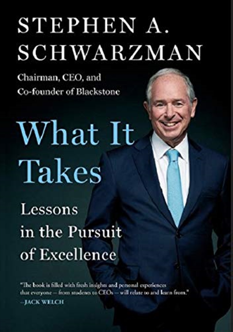 What It Takes: Lessons In The Pursuit Of Excellence/Product Detail/Business Leadership & Management
