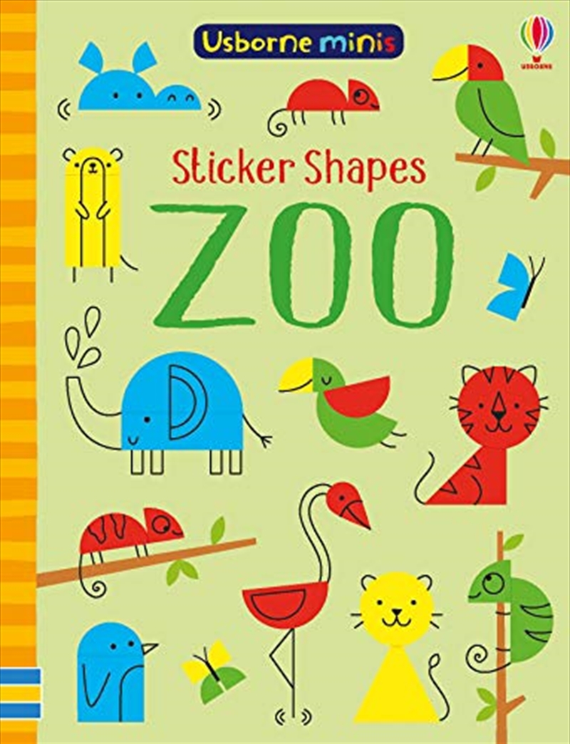 Sticker Shapes Zoo (usborne Minis)/Product Detail/Stickers