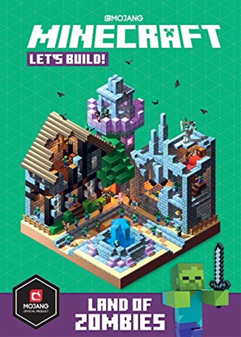 Minecraft Let's Build! Land Of Zombies | Paperback Book