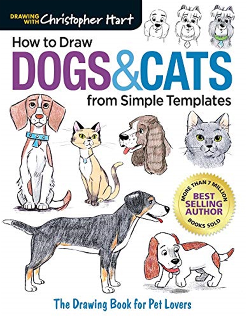 How To Draw Dogs & Cats From Simple Templates: The Drawing Book For Pet Lovers/Product Detail/Arts & Entertainment