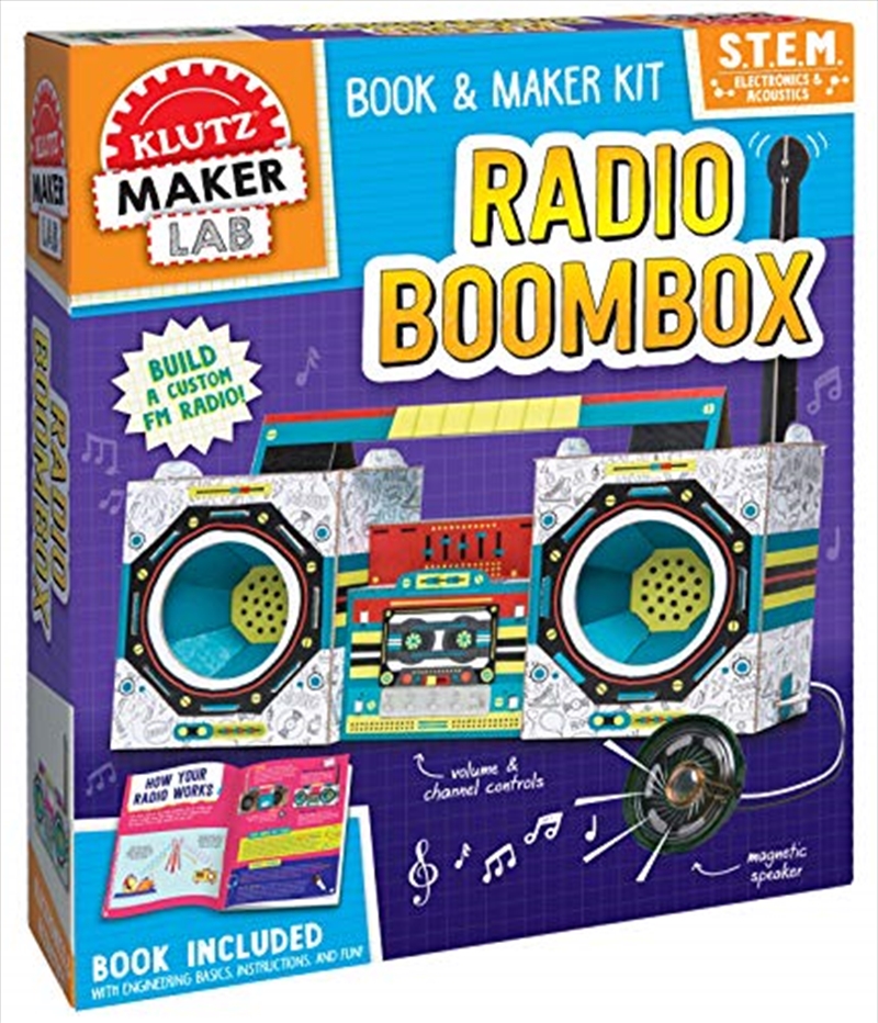 Radio Boombox | Paperback Book