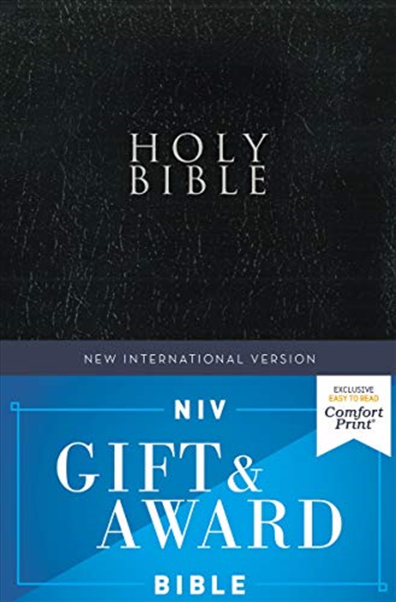 Niv, Gift And Award Bible, Leather-look, Black, Red Letter Edition, Comfort Print/Product Detail/Religion & Beliefs