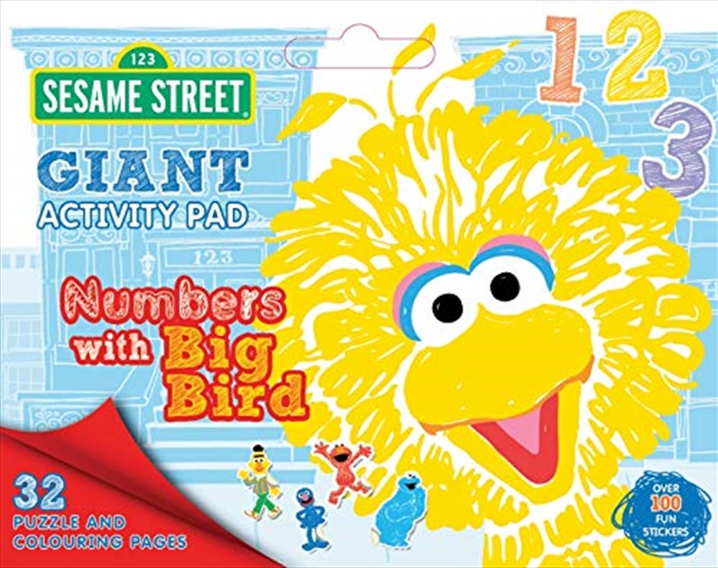 Sesame Street: Numbers With Big Bird Giant Activity Pad/Product Detail/Arts & Crafts Supplies
