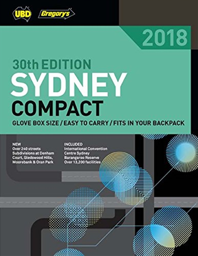 Sydney Compact Street Directory 2018 30th Ed/Product Detail/Geography