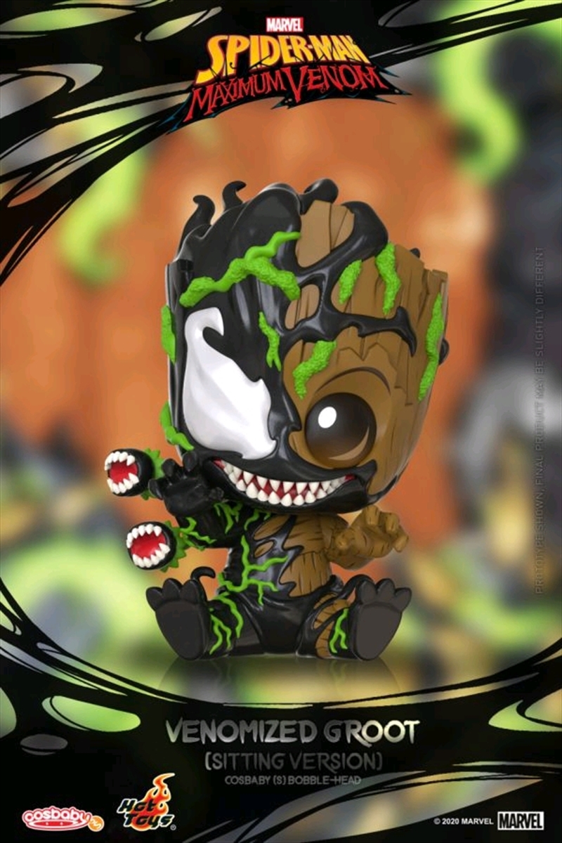 Venom - Venomized Groot Sitting Cosbaby/Product Detail/Figurines