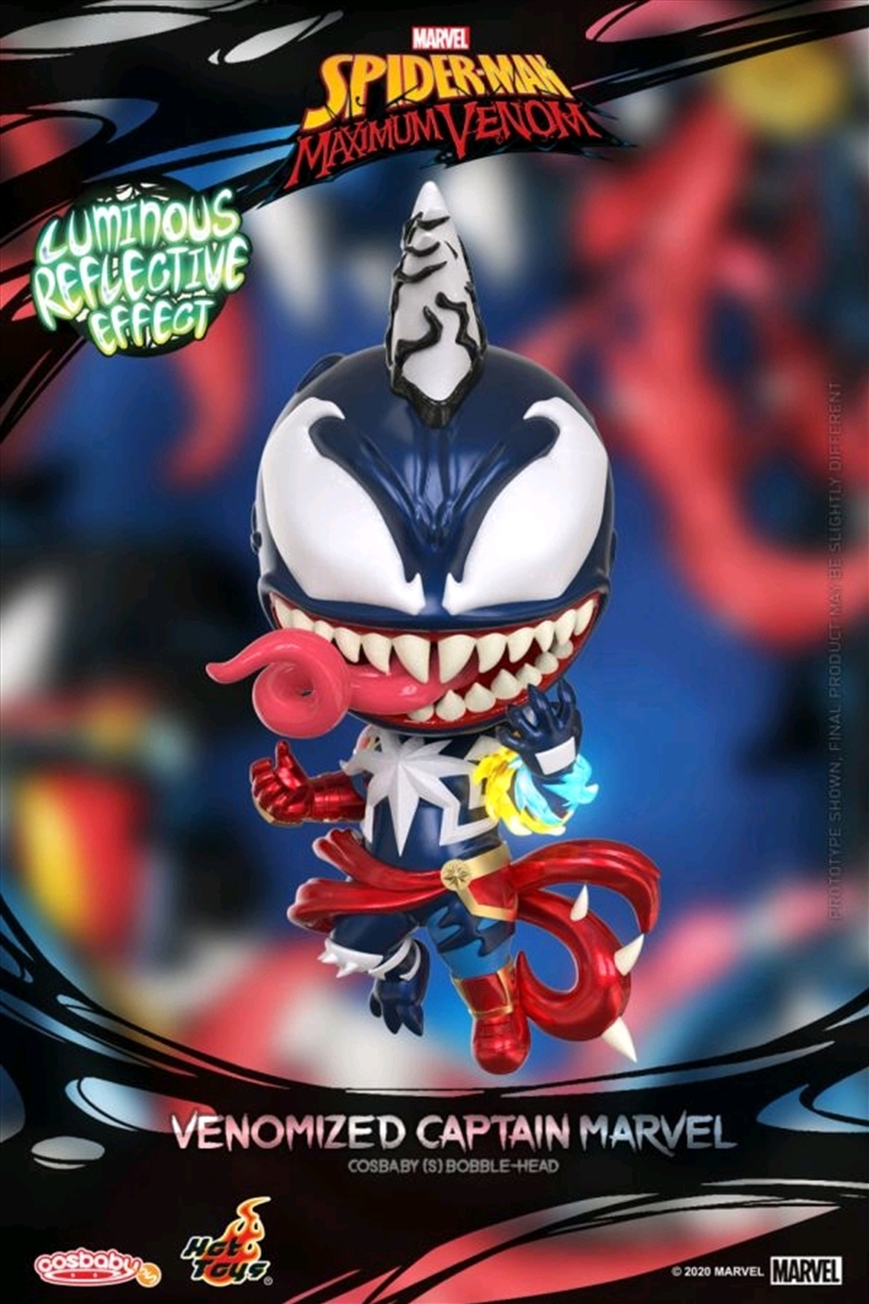 Venom - Venomized Captian Marvel Cosbaby/Product Detail/Figurines