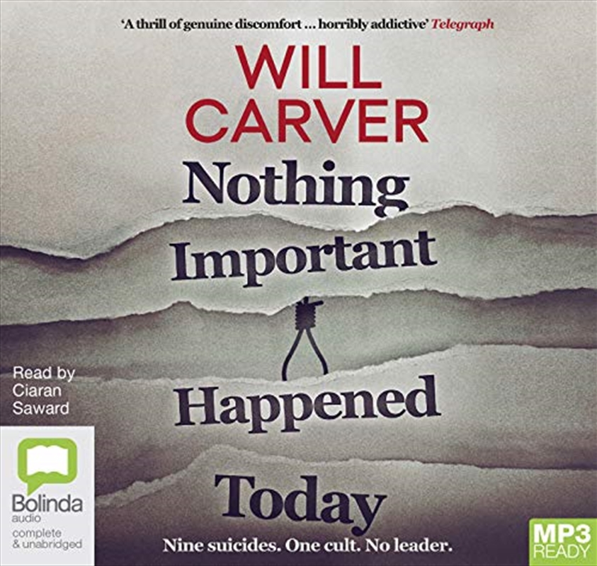 Nothing Important Happened Today/Product Detail/Crime & Mystery Fiction