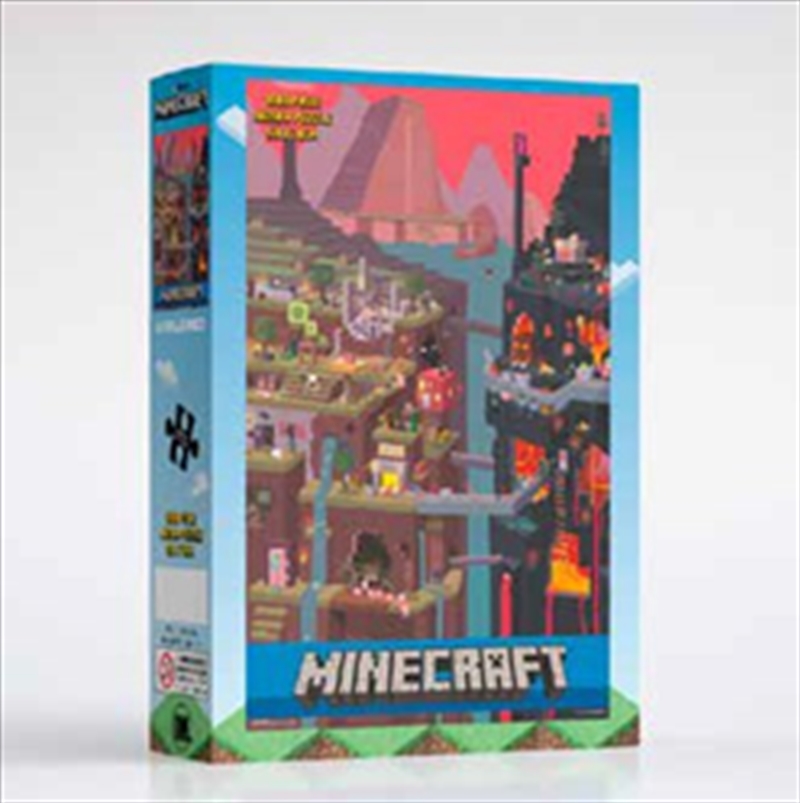 Minecraft World Red 1000 Piece Puzzle/Product Detail/Education and Kids
