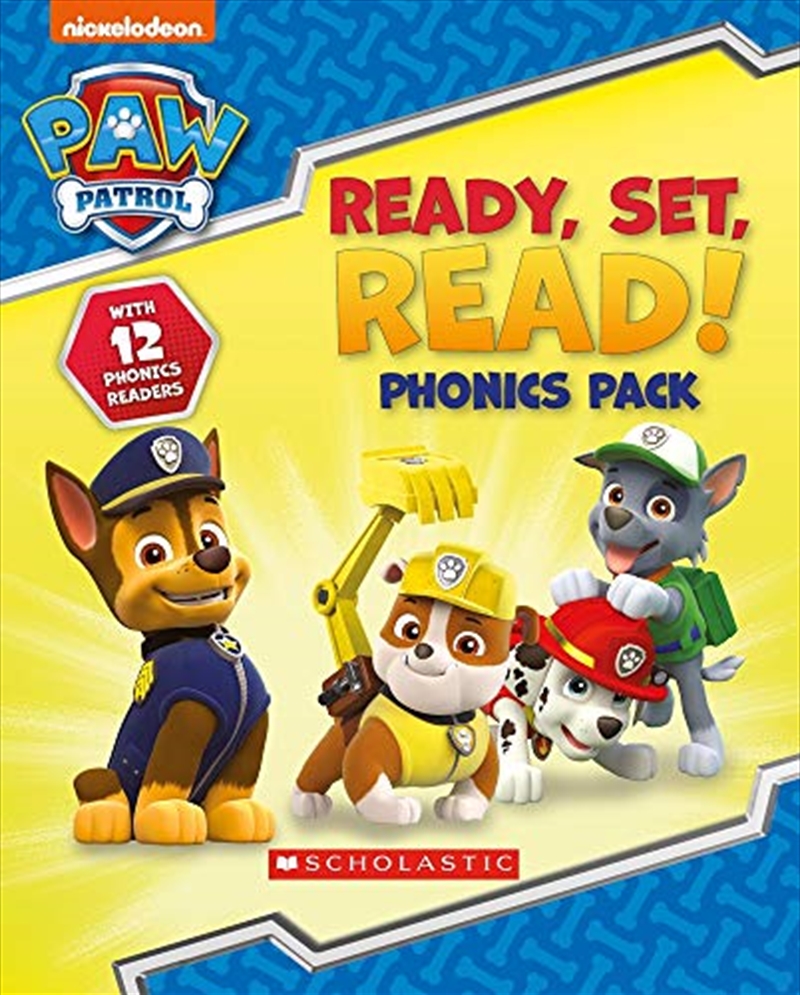 Ready, Set, Read! 12 Book Phonics Box (paw Patrol)/Product Detail/Children