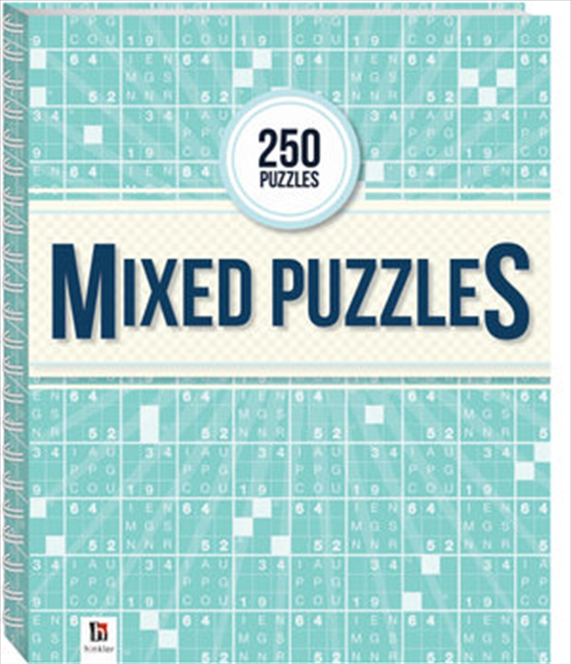 250 Puzzles - Mixed Puzzles | Spiral Bound