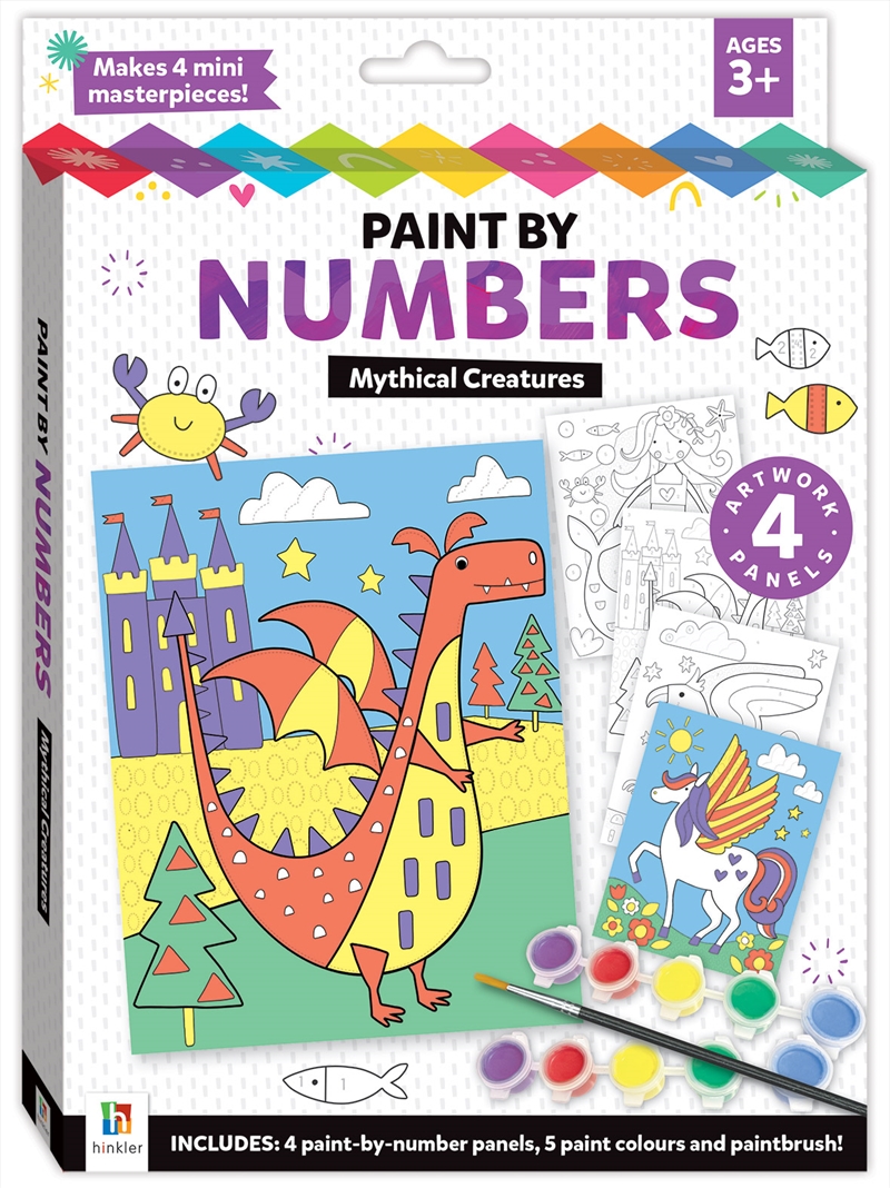 Paint by Numbers: Mythical Creatures | Colouring Book