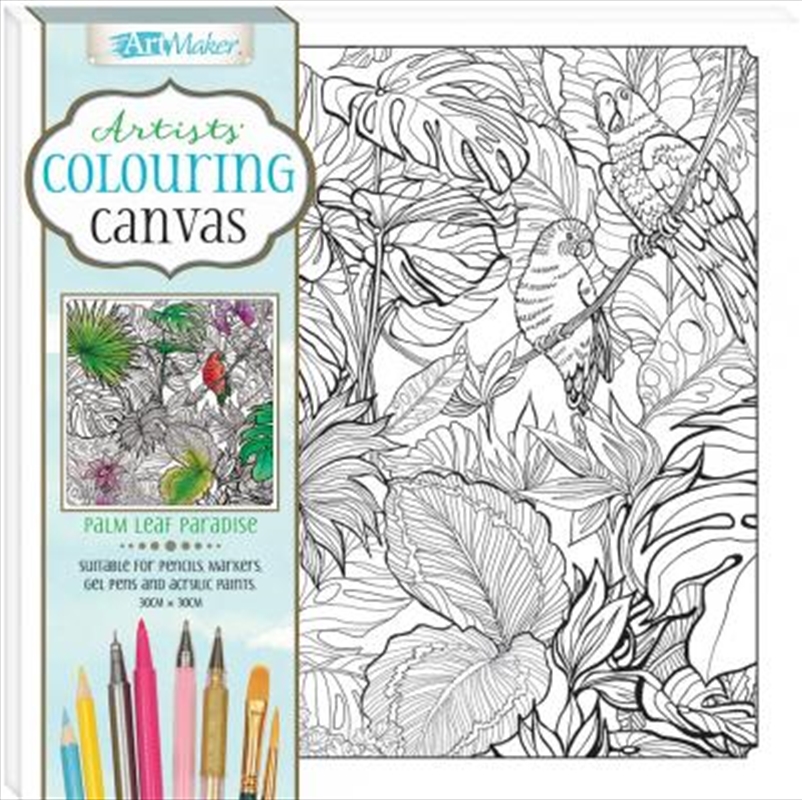 Artists' Colouring Canvas: Tropical Toucans | Colouring Book