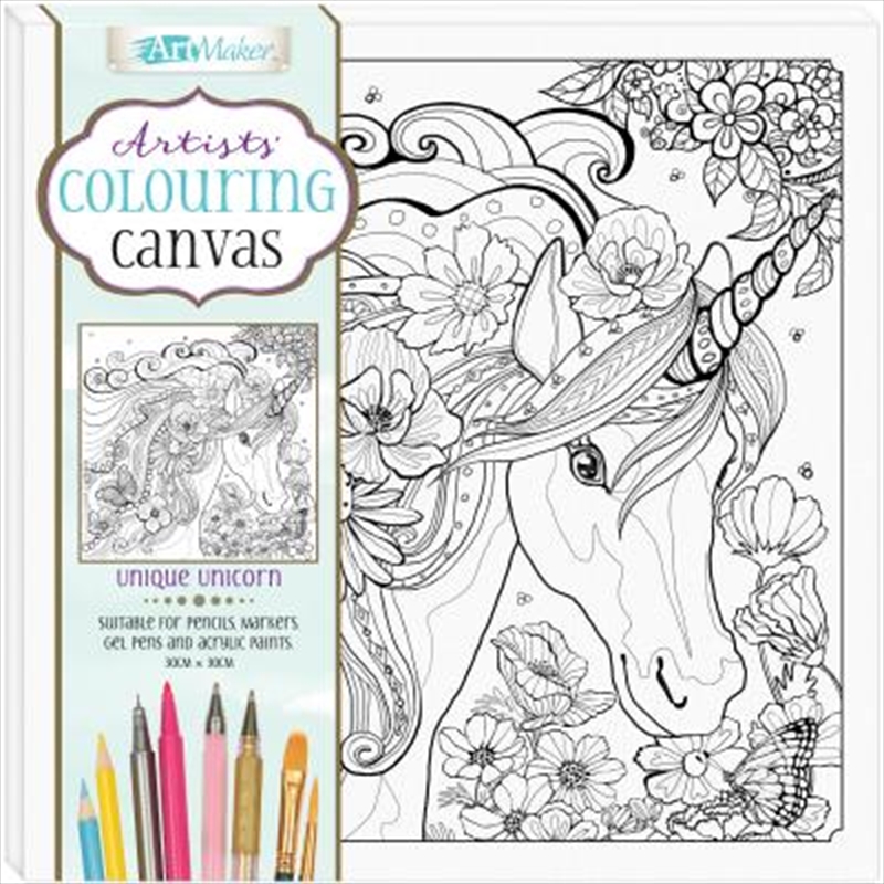 Artists' Colouring Canvas: Unique Unicorn/Product Detail/Children