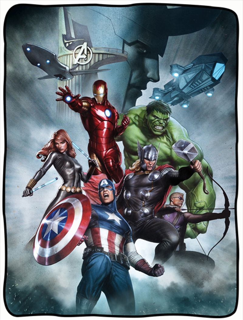 Avengers With Loki Throw | Merchandise