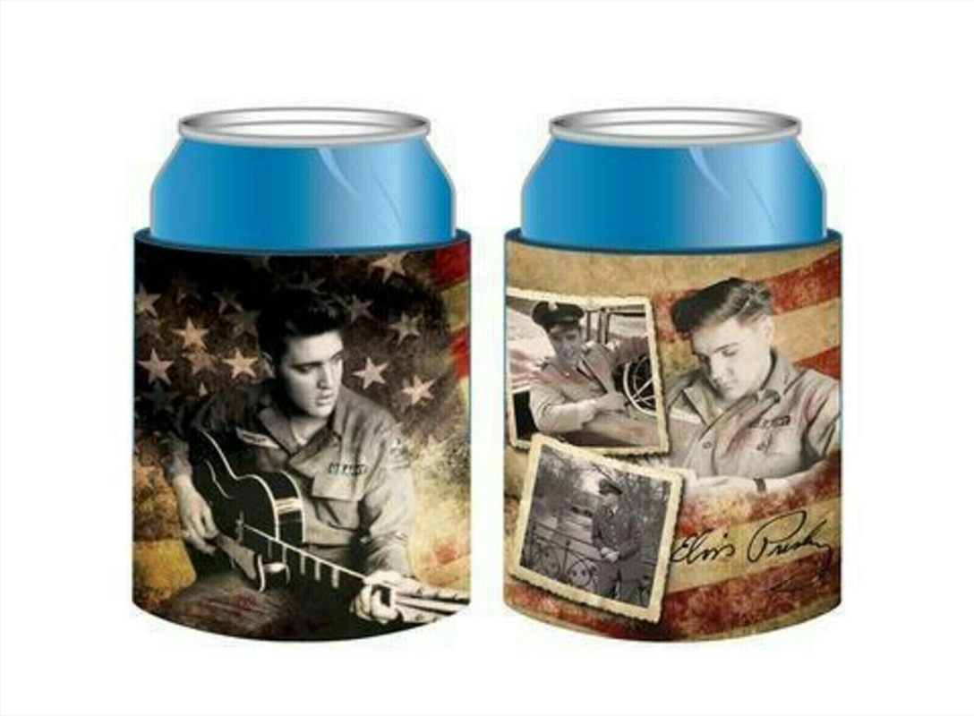 Elvis American Flag Can Cooler/Product Detail/Coolers & Accessories