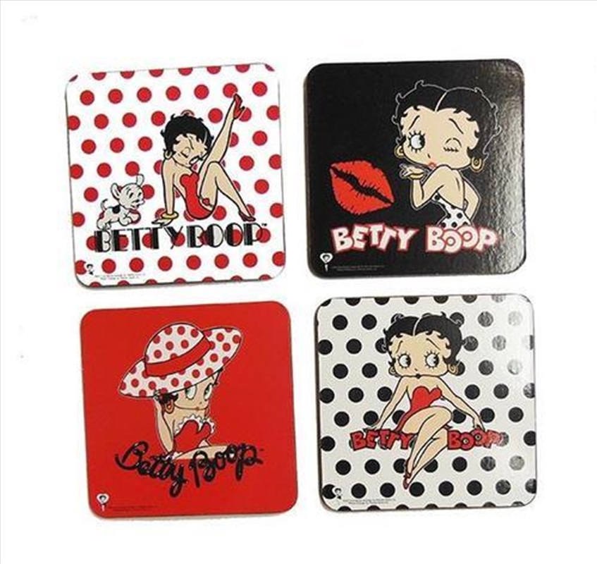 Betty Boop Coasters Polka Dots/Product Detail/Coolers & Accessories