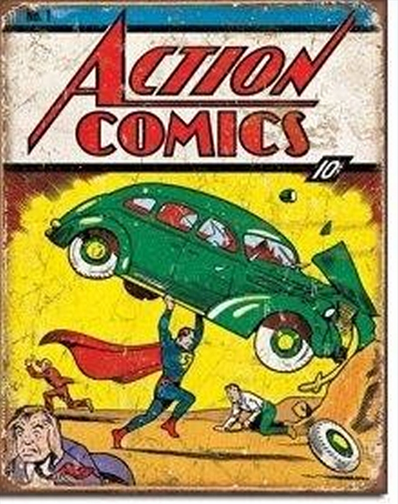 Action Comics Tin Sign/Product Detail/Posters & Prints