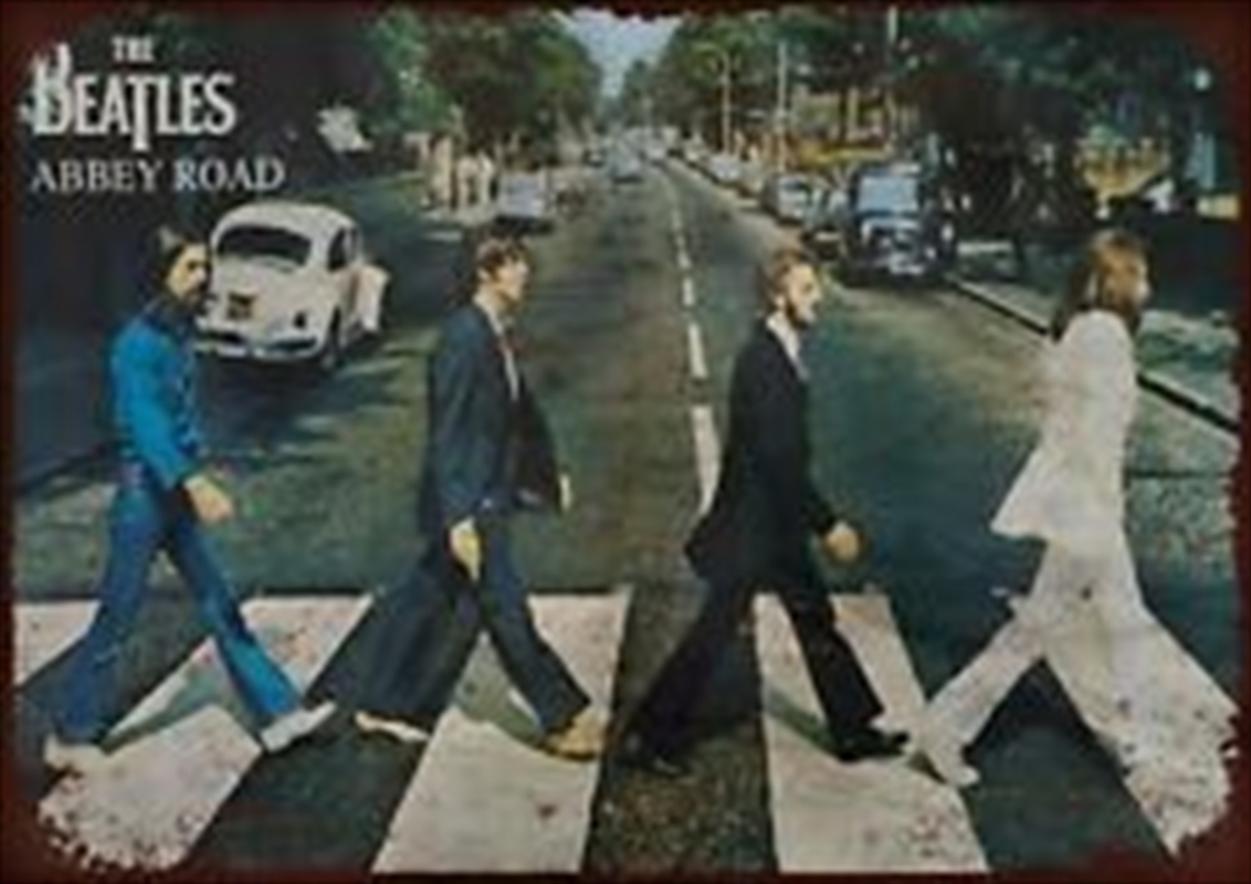 Abbey Road Metal Wall Sign/Product Detail/Posters & Prints