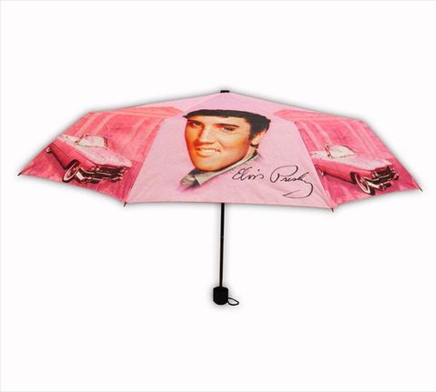 Elvis Pink W Guitars Umbrella/Product Detail/Umbrellas
