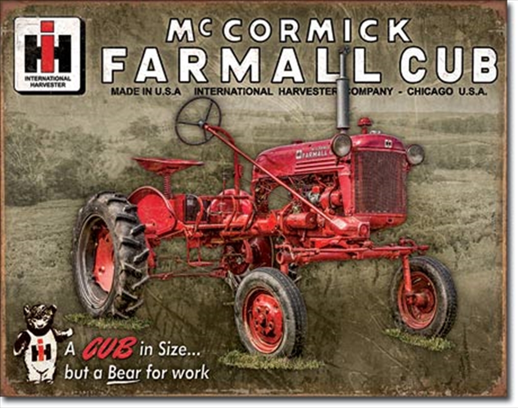 Farmall Club Tin Sign/Product Detail/Posters & Prints