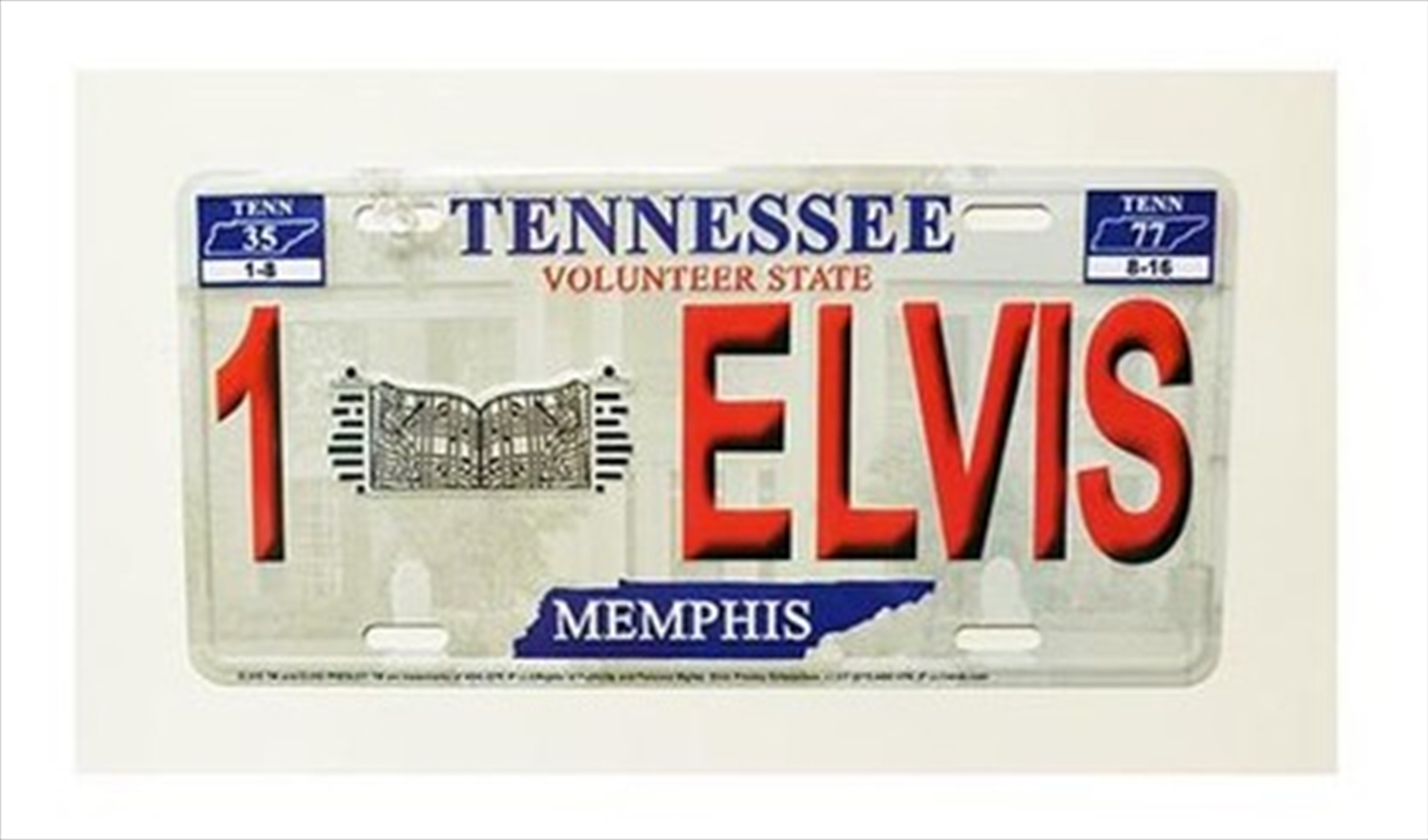 Elvis License Plate 1 Elvis/Product Detail/Posters & Prints