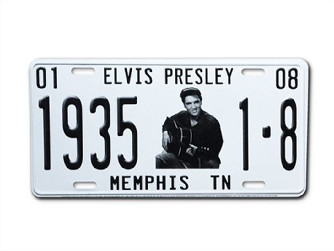 Elvis License Plate 1935 | Merchandise