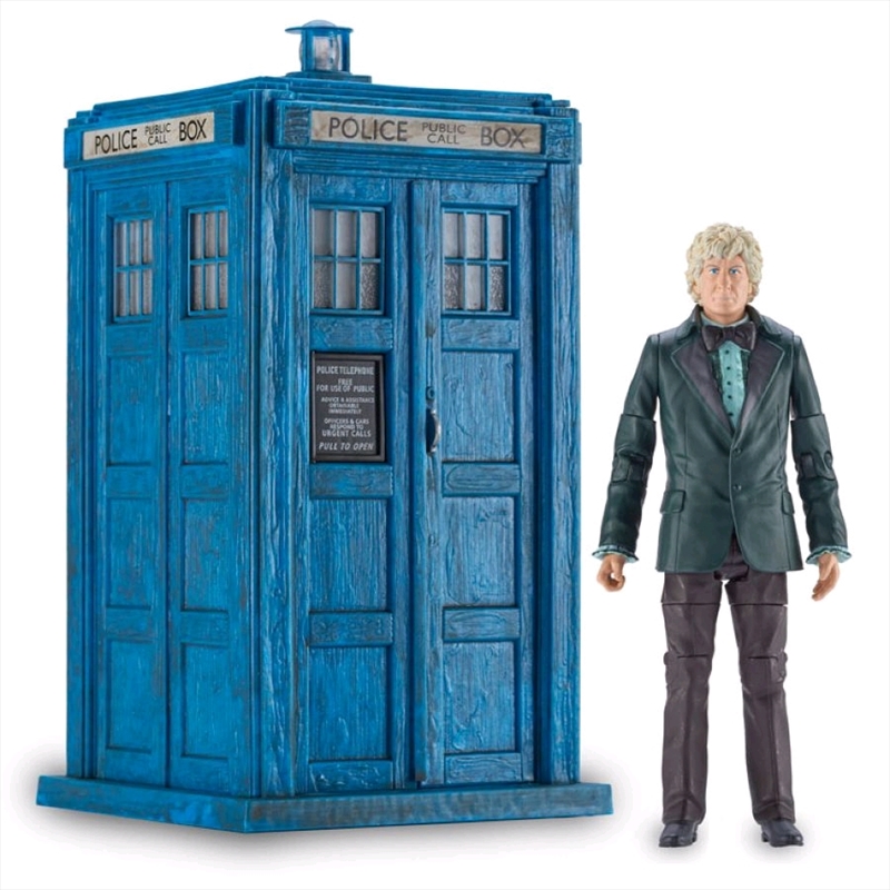 Doctor Who - Third Doctor & TARDIS 5" Action Figure Set/Product Detail/Figurines