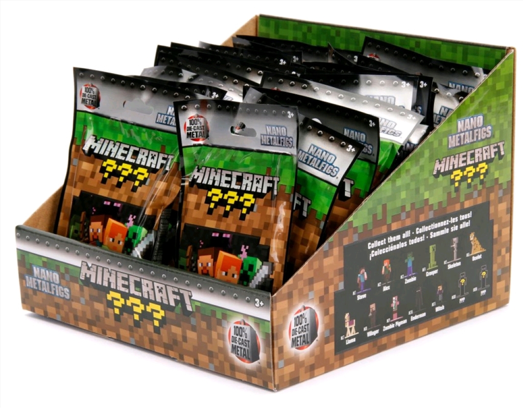 Minecraft - Nano Metalfigs Single Pack Assortment Wave 01/Product Detail/Figurines